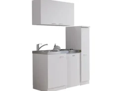 Clearance Respekta Miniküche MK130WOS 130 cm Weiß