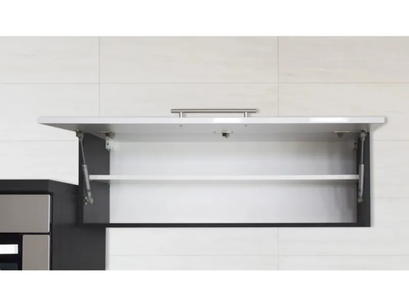 Sale Inselküche 280 cm -Weiß Inselhauben|Kücheninseln