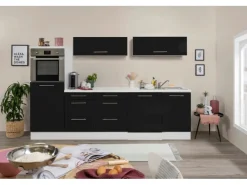 Sale Inselküche 280 cm -Weiß Inselhauben|Kücheninseln