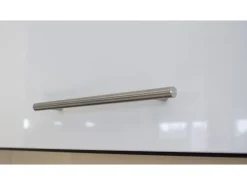 Clearance Respekta Premium Inselküche 280 cm -Eiche Grau Grau Hochglanz
