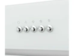 Sale Premium Küchenzeile GLRP445HESWGKEOES Grifflos 445 cm Weiß Eiche NB Kühlschränke|Einbauküchen