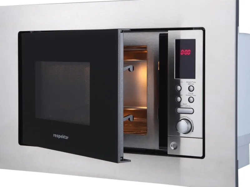 Sale Premium Küchenzeile GLRP445HESWGKEOES Grifflos 445 cm Weiß Eiche NB Kühlschränke|Einbauküchen