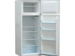 Sale Premium Küchenzeile GLRP445HESWGKEOES Grifflos 445 cm Weiß Eiche NB Kühlschränke|Einbauküchen