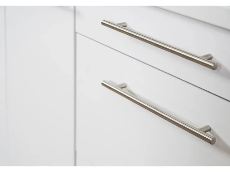 Respekta Premium Kochfelder|Kühlschränke<Küchenzeile 280 cm -Weiß Grau Hochglanz