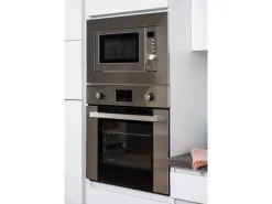 Respekta Premium Kochfelder|Kühlschränke<Küchenzeile Grifflos 395 cm -Weiß Weiß Matt