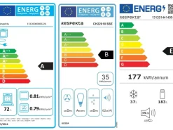 Hot Respekta Premium Küchenzeile 270 cm -Eiche Grau Grau Hochglanz