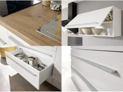 Sale Respekta Premium Küchenzeile 320 cm Weiß Hochglanz