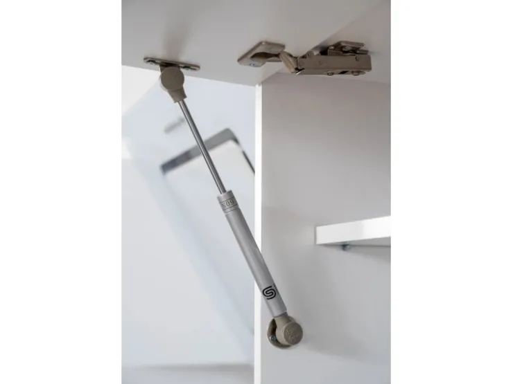 Respekta Premium Winkelküchen|Kühlschränke<Winkelküche RP290WGC 290 x 200 cm Grau Hochglanz-Weiß