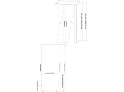 Outlet Schrankküche SKWSS -Weiß Schrankküchen|Single-Küchen