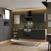 Best Respekta Selection Küchenzeile Elisabeth RS370AGH 370 cm Grau-Artisan Eiche Nb.