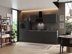 Sale Selection Küchenzeile Elisabeth RS310HGGH 310 cm Grau Kühlschränke