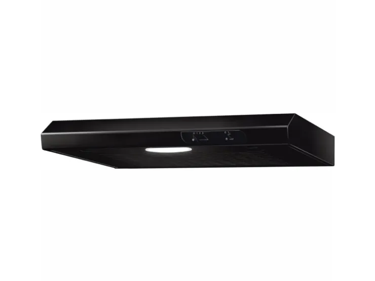 Respekta Einbauküchen|Unterbauhauben<Unterbauhaube Suna schwarz lackiert 60 cm