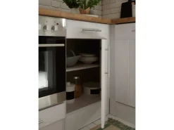 Online Respekta Premium Respekta Winkelküche Anton 280 x 172 cm Landhaus Lärche Weiß Nachbildung