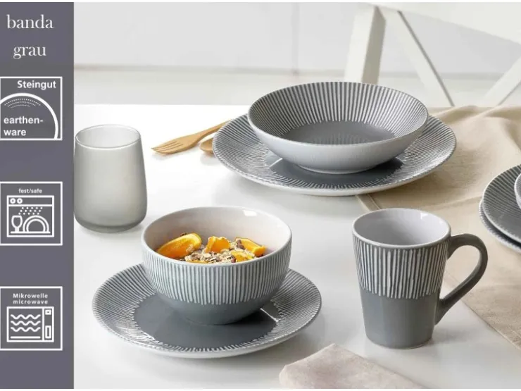Online Ritzenhoff & Breker Banda Tafelservice 12-teilig Grau