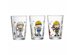 New Berufe Kinderbecher Set Jungen 3-teilig Geschirr