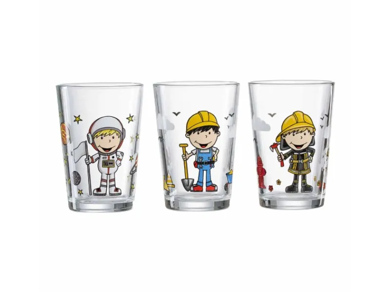 New Berufe Kinderbecher Set Jungen 3-teilig Geschirr