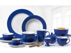 Best Doppio Tafelservice 8-teilig Indigo Blau Geschirr