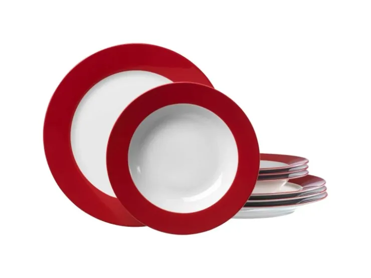 Ritzenhoff & Breker Geschirr<Doppio Tafelservice 8-teilig Rot