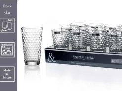 Ritzenhoff & Breker Geschirr<Favo Longdrinkgläser 400 ml 12er Set Transparent