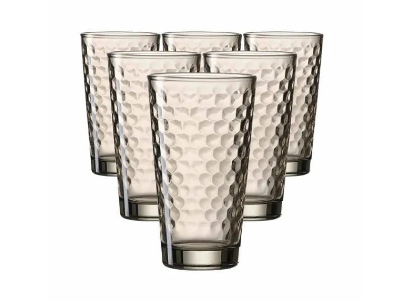 Hot Favo Longdrinkgläser 400 ml 6er Set Geschirr