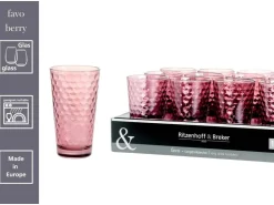 Ritzenhoff & Breker Geschirr<Favo Longdrinkgläser 400 ml 6er Set Berry