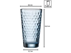 Clearance Ritzenhoff & Breker Favo Longdrinkgläser 400 ml 6er Set Blau