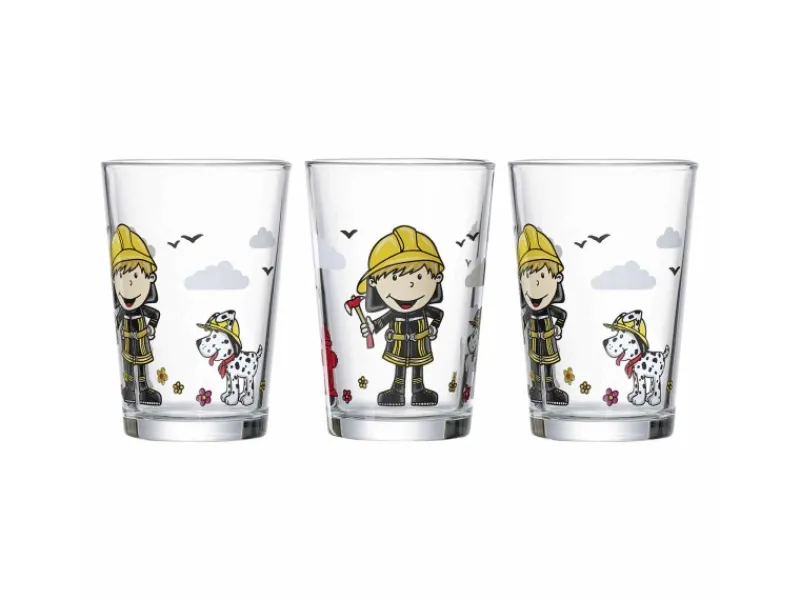 Discount Feuerwehrmann Bernie Kinderbecher Set 3-teilig Geschirr