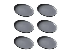 Ritzenhoff & Breker Geschirr<Jasper Dessertteller 19 cm 6er Set Schwarz
