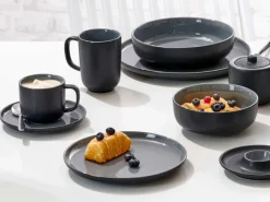 Ritzenhoff & Breker Geschirr<Jasper Dessertteller 19 cm 6er Set Schwarz