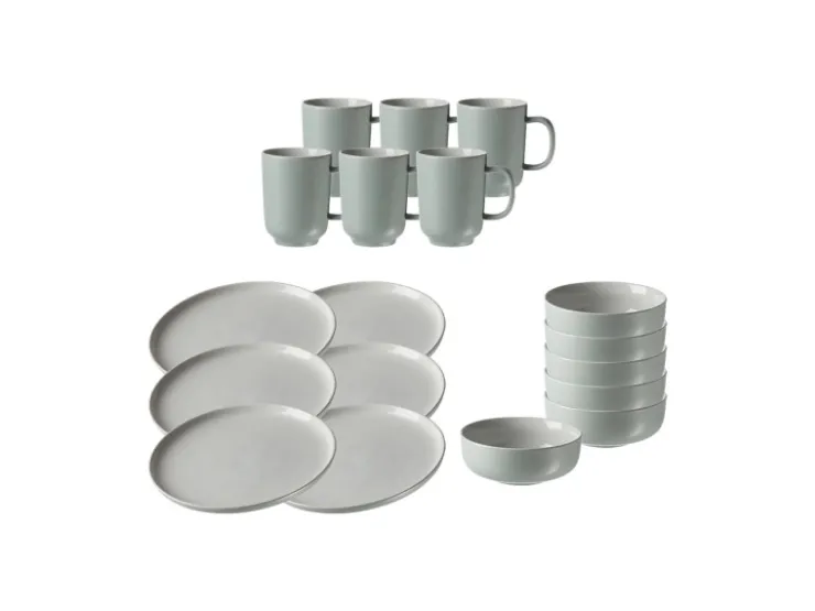 Ritzenhoff & Breker Geschirr<Jasper Frühstücks-Set 18-teilig Mint Mintgrün