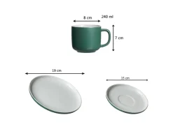 Ritzenhoff & Breker Geschirr<Jasper Kaffeeservice 12-teilig Grün