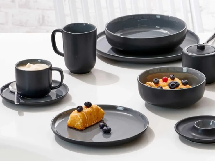Ritzenhoff & Breker Geschirr<Jasper Kaffeeservice 12-teilig Schwarz