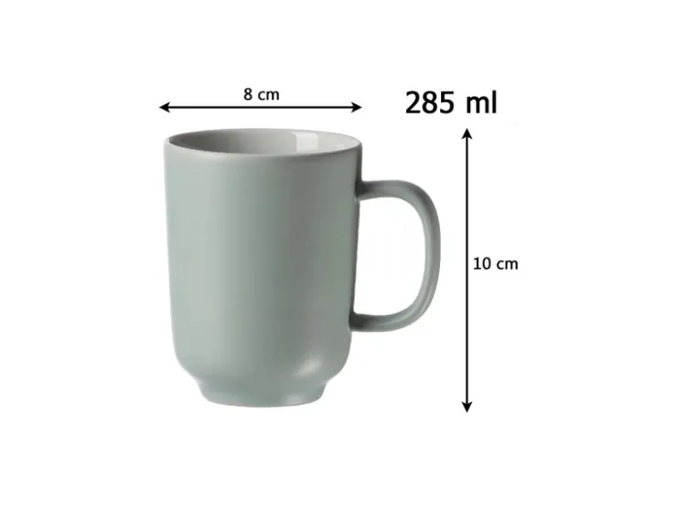 New Ritzenhoff & Breker Jasper Kaffeebecher 285 ml 6er Set Mint Mintgrün