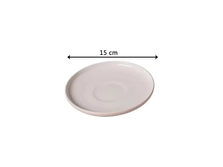 Ritzenhoff & Breker Jasper Kaffeetasse mit Untertasse 240 ml 4er Set Rosa