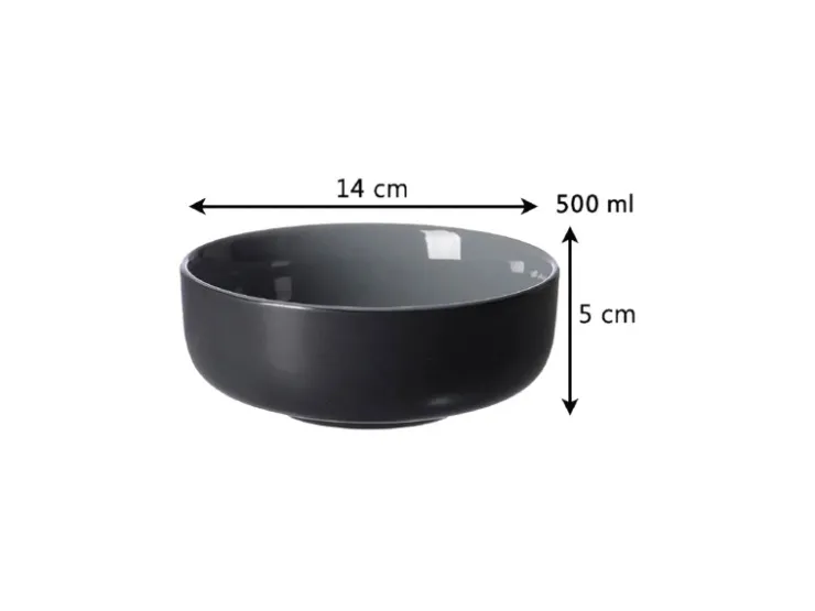Ritzenhoff & Breker Geschirr<Jasper Müslischale 14 cm 6er Set Schwarz