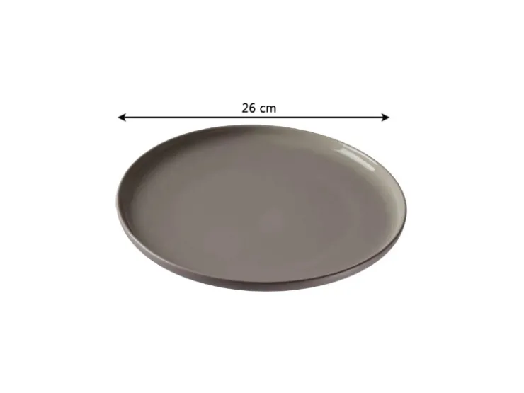 Clearance Ritzenhoff & Breker Jasper Speiseteller 26 cm 4er Set Taupe