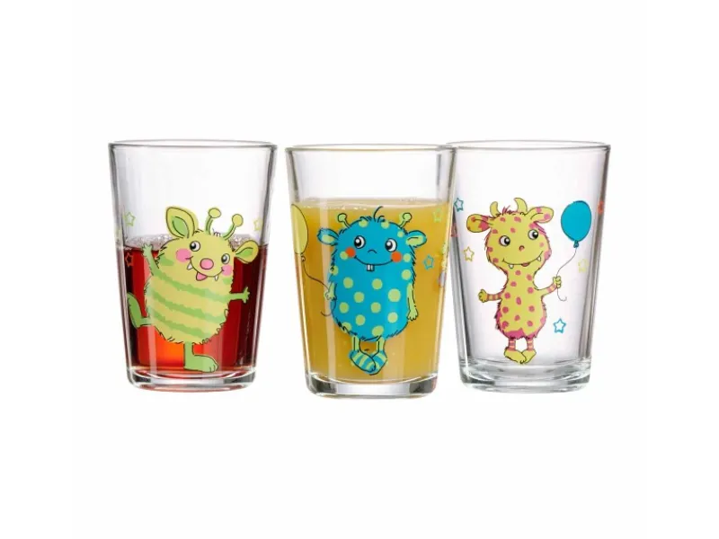 Monsterchen Kinderbecher Set 3-teilig Geschirr