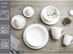 Hot Ritzenhoff & Breker Suomi Dessertteller 20 cm 6er Set Cremeweiß