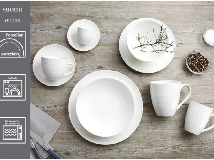 Hot Ritzenhoff & Breker Suomi Dessertteller 20 cm 6er Set Cremeweiß