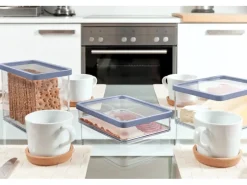 Best Dose Loft Premium Rechteckig 2,1 l Transparent Vorratsdosen|Vorratsbehälter