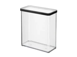 Clearance Rotho Dose Loft Premium Rechteckig 3,2 l Transparent-Schwarz