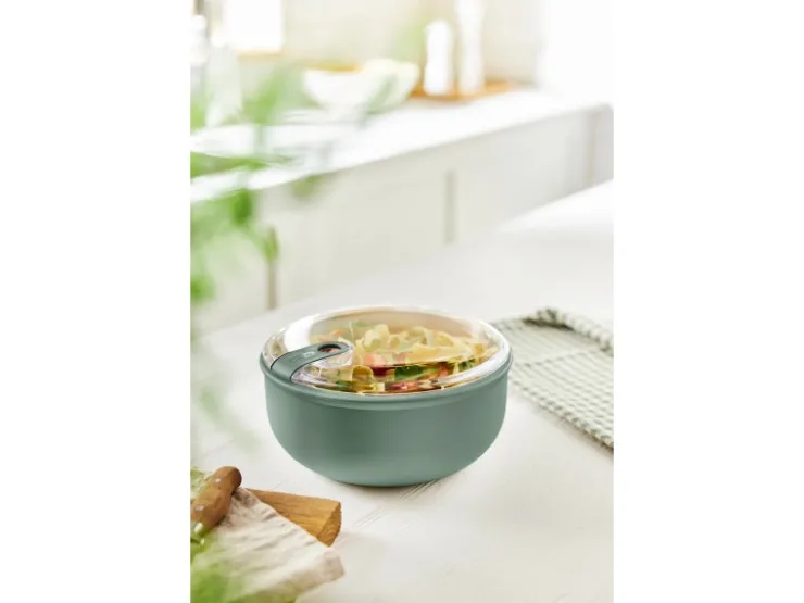 Rotho Vorratsdosen<Frischhaltedose Ela Rund 1,8 l Mistletoe Green