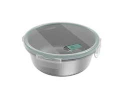 Clearance Frischhaltedose Nala Edelstahl Rund 1,4 l Mistletoe Green Vorratsdosen