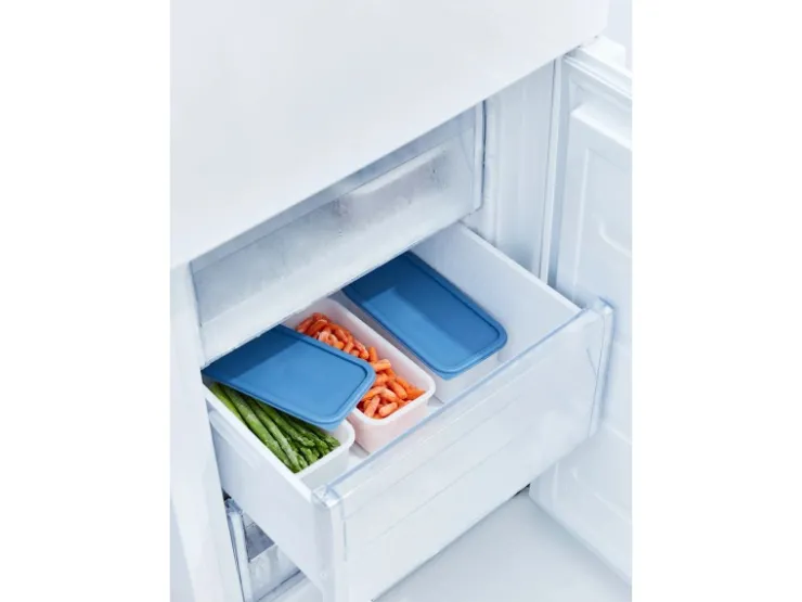 Outlet Rotho Gefrierdosen-Set Domino 1,2 l Horizontblau 3-teilig