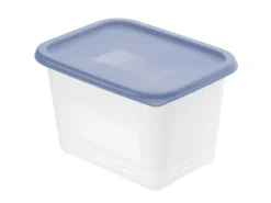 Rotho Vorratsdosen|Vorratsbehälter<Gefrierdose-Set Domino 1 l 4-teilig Horizontblau