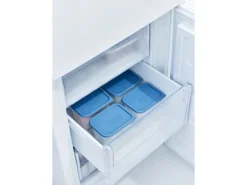 Rotho Vorratsdosen|Vorratsbehälter<Gefrierdose-Set Domino 1 l 4-teilig Horizontblau