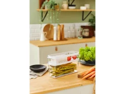 Clearance Rotho Kühlschrankorganizer Cauma 1,15 l Weiß