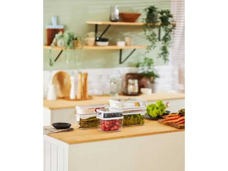 Clearance Rotho Kühlschrankorganizer Cauma 1,15 l Weiß