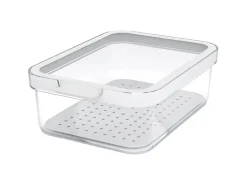 Outlet Rotho Kühlschrankorganizer Cauma 2,6 l Weiß