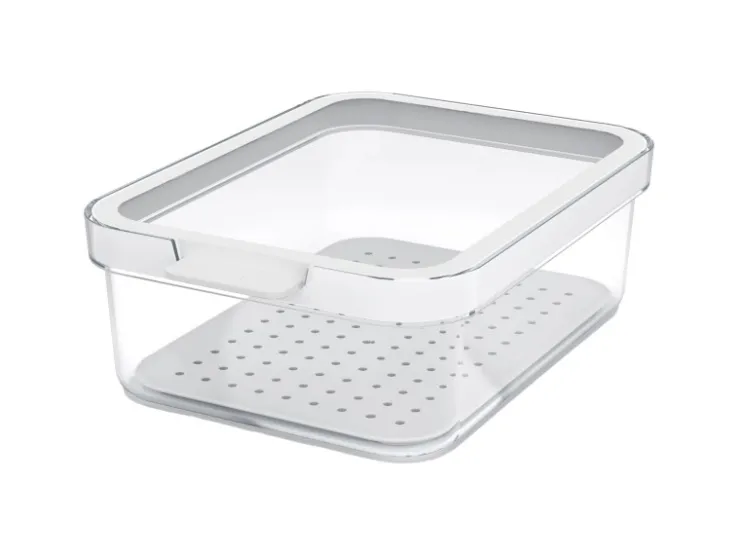 Outlet Rotho Kühlschrankorganizer Cauma 2,6 l Weiß